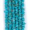 The Bead Chest Blue Arizona Turquoise Chip Beads 5-7mm Chips Gemstone 16 Inch Strand